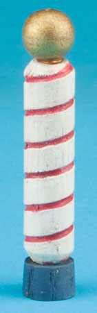 Dollhouse Miniature Barber Pole